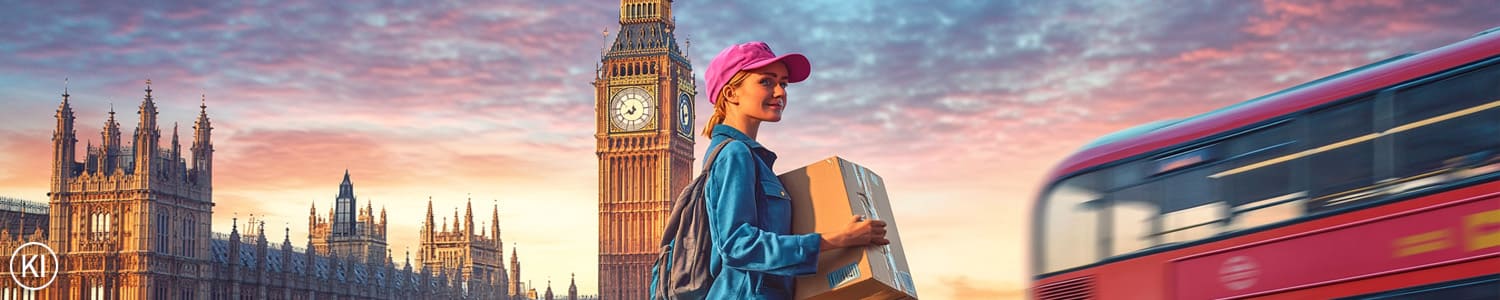 Typisches Foto für das Paket-Empfangsland Großbritannien (Vereinigtes Königreich)